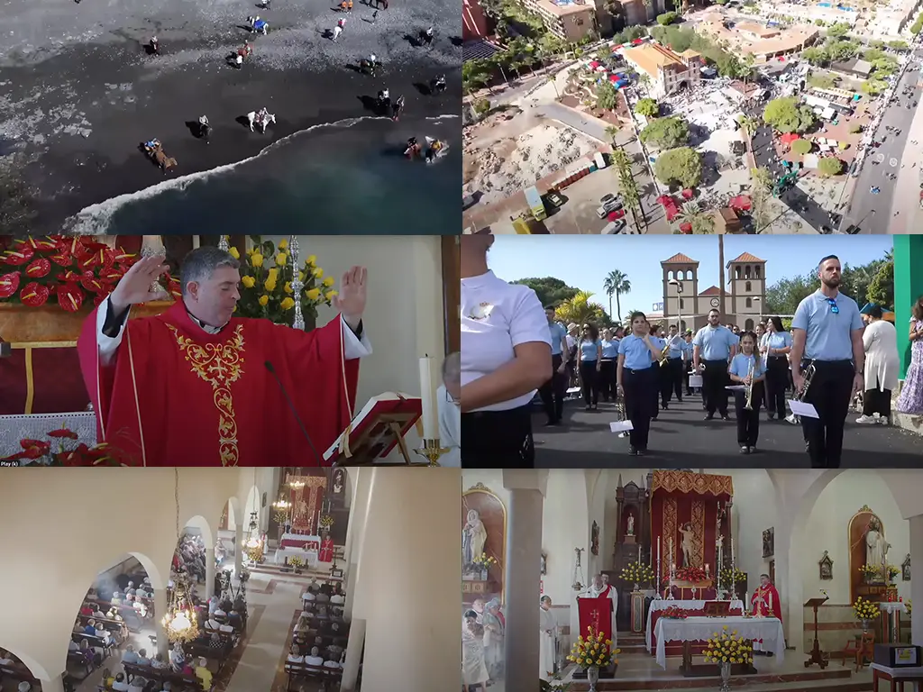 Fiesta San Sebastian in La Caleta: A fun animal parade.