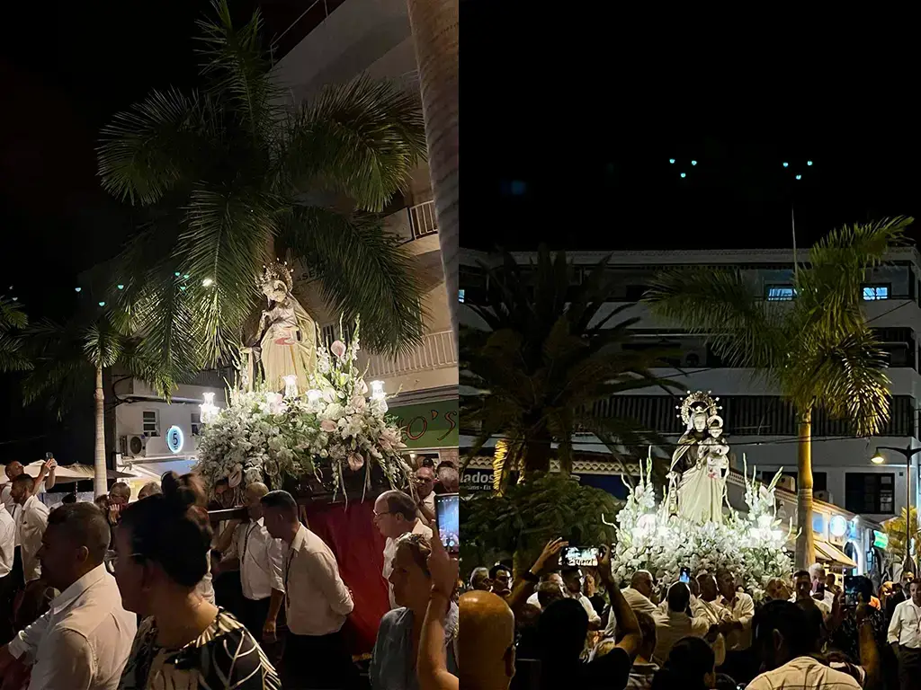 Stunning: The Carrying of the Virgin of Los Cristianos