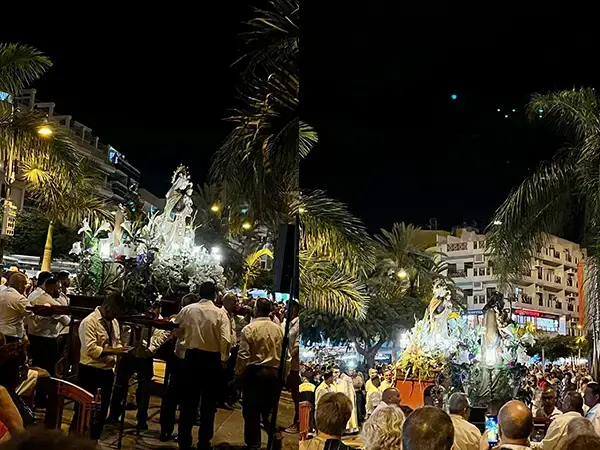 A top Canarian singer also performs Ave Maria, it is wonderful