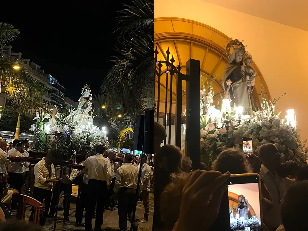 More of the procession in Los Cristianos