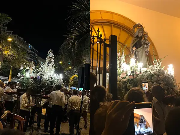 More of the procession in Los Cristianos